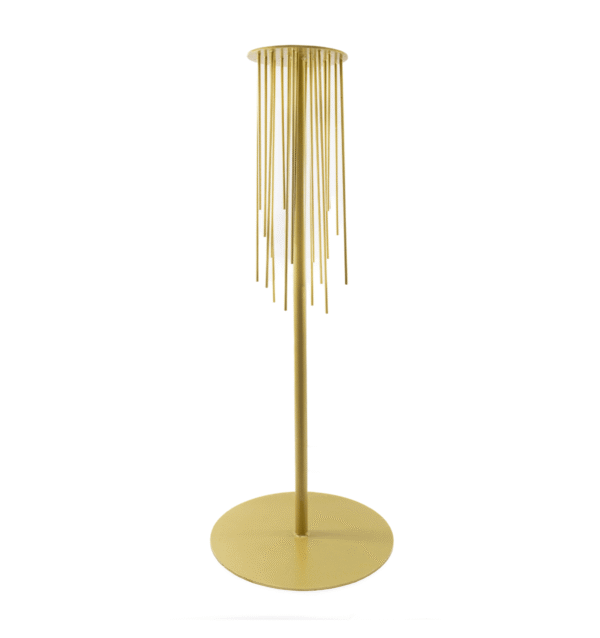 Nowoczesny złoty stojak z soplami (wys. 100 cm)