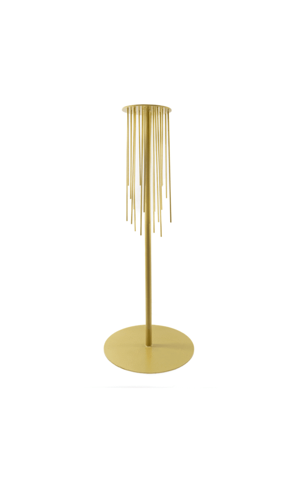 Nowoczesny złoty stojak z soplami (wys. 100 cm)